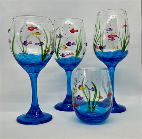 Amazon.com: Fish Wine Glasses.